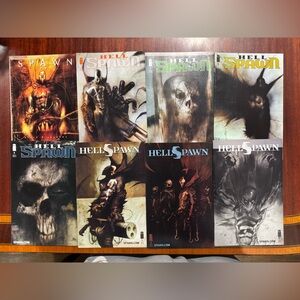 Hellspawn Comic Book Set 1-8 complete set perfect condition! Marvel Comics